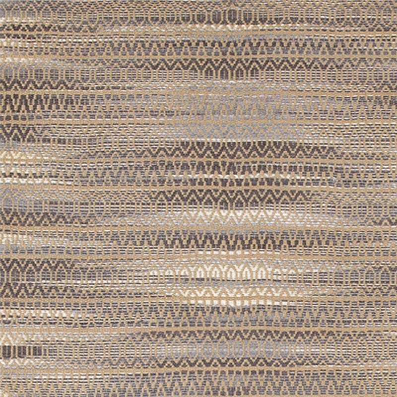 5’ x 8’ Gray and Tan Striated Runner Rug