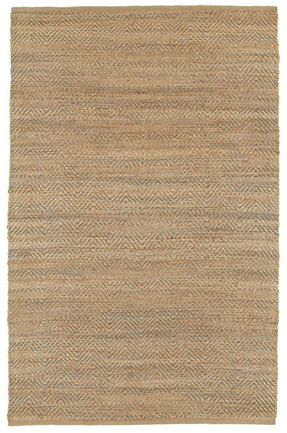 5’ x 8’ Tan and Gray Boho Chic Area Rug