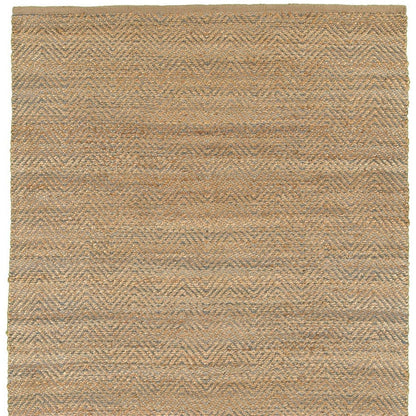 5’ x 8’ Tan and Gray Boho Chic Area Rug