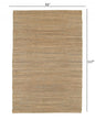 5’ x 8’ Tan and Gray Boho Chic Area Rug