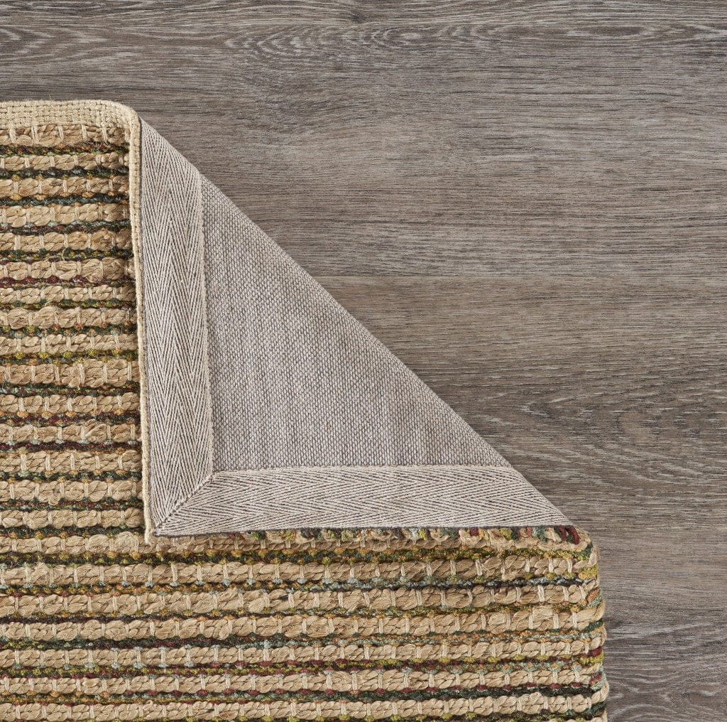 5’ x 8’ Natural Undertone Striated Area Rug