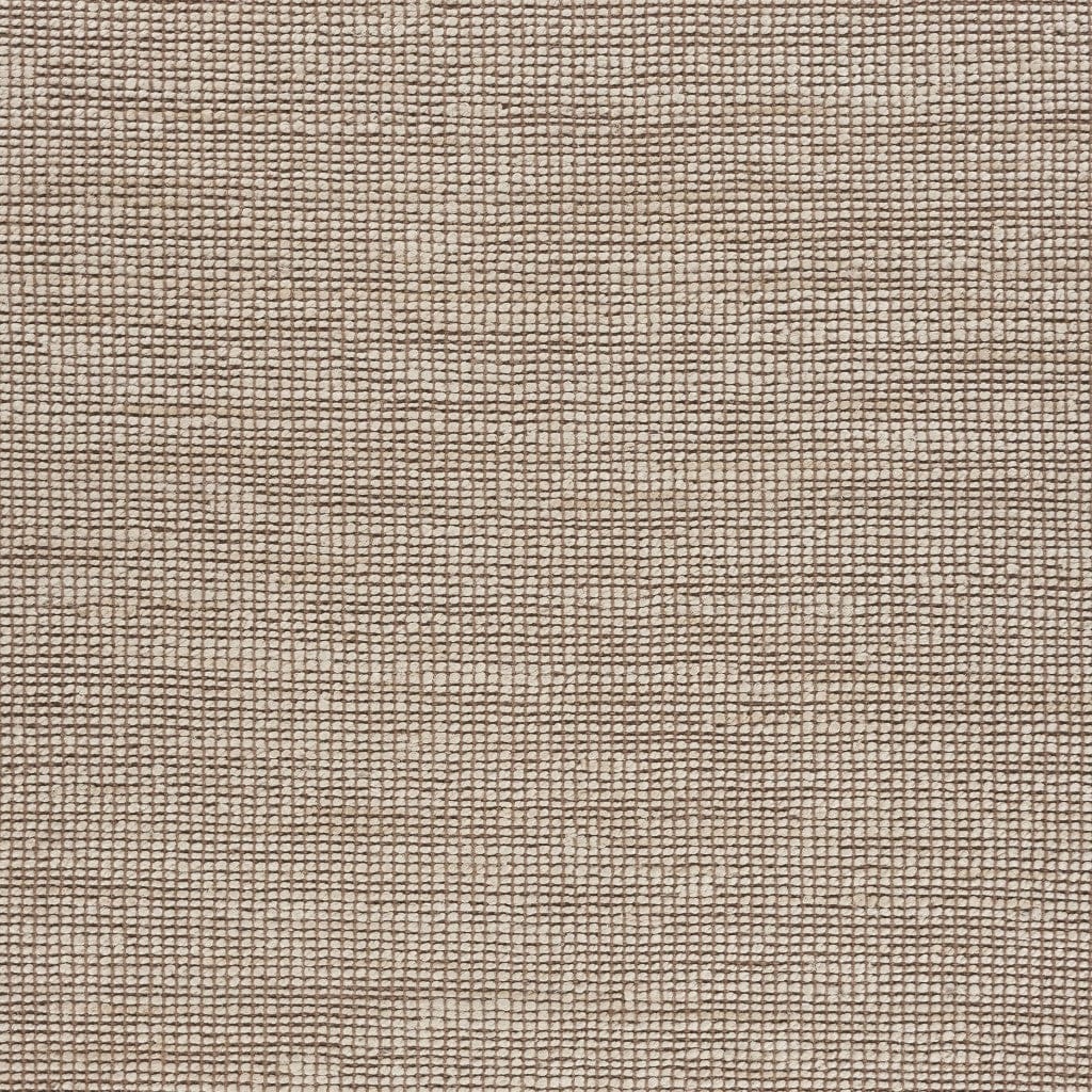8’ x 10’ Tan and White Braid Border Area Rug