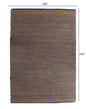 5’ x 8’ Tan and Blue Detailed Lattice Area Rug