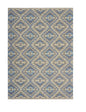 3’ x 5’ Blue Decorative Lattice Area Rug