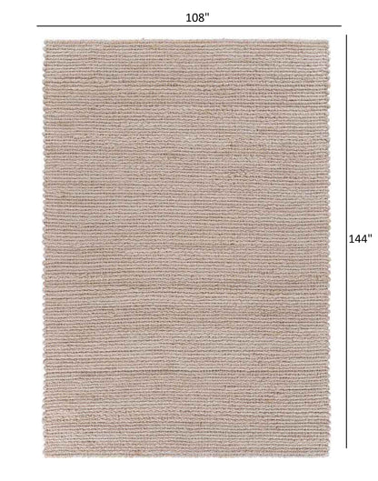 8’ x 10’ Natural Bleached Contemporary Area Rug