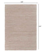8’ x 10’ Natural Bleached Contemporary Area Rug