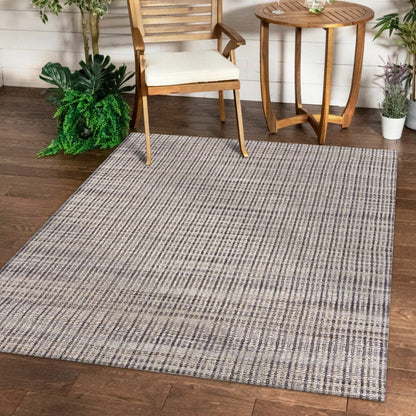 8’ x 10’ Brown and Beige Toned Jute Area Rug