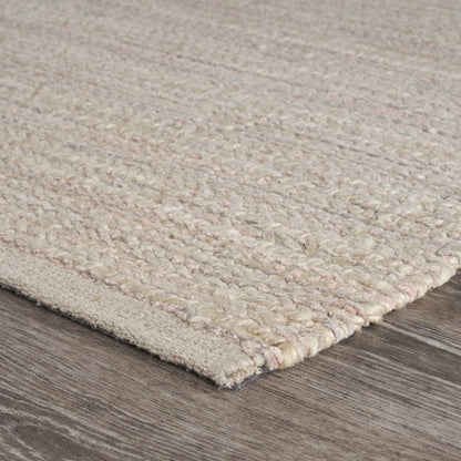 8’ x 10’ Blush Pink Textured Jute Area Rug
