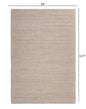 8’ x 10’ Blush Pink Textured Jute Area Rug