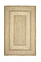 4’ x 6’ Tan Geometric Bordered Area Rug