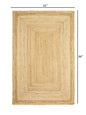 4’ x 6’ Classic Tan Bordered Area Rug