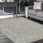 5’ x 8’ Gray Interwoven Maze Area Rug