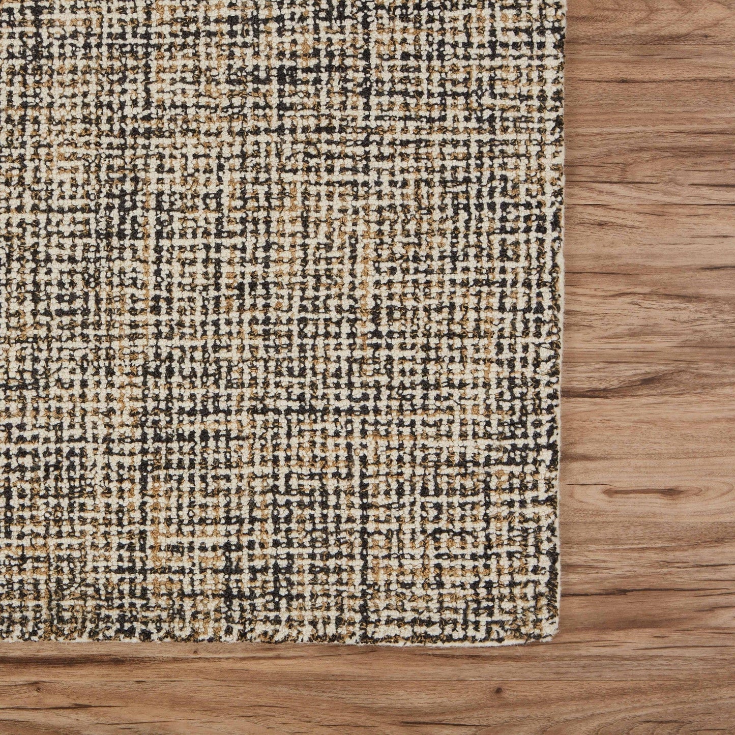 5’ x 8’ Charcoal Interwoven Maze Area Rug