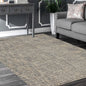 5’ x 8’ Charcoal Interwoven Maze Area Rug