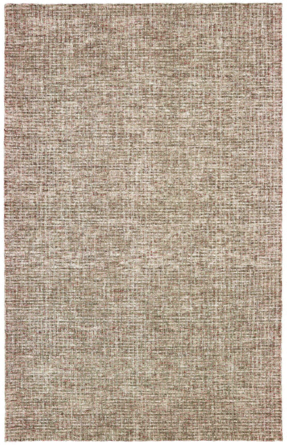 5’ x 8’ Brown Detailed Weave Area Rug