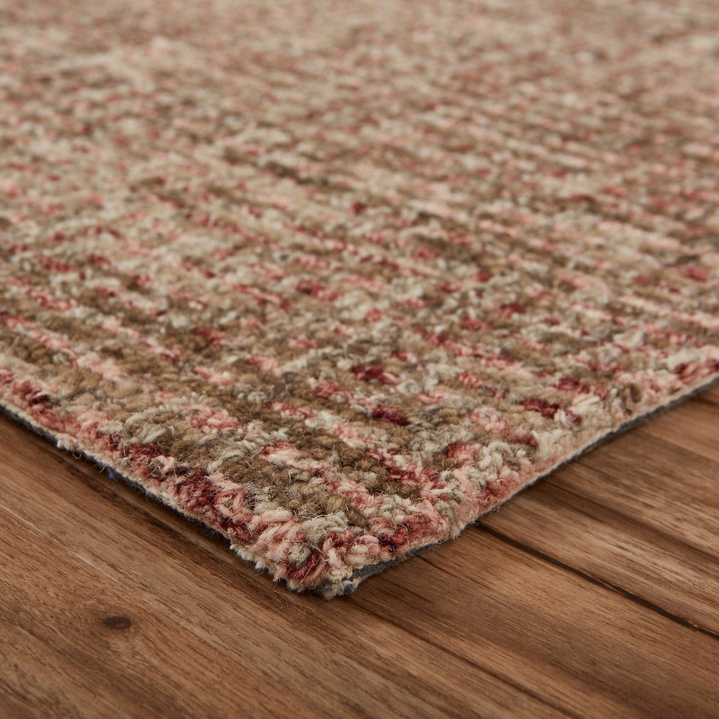 5’ x 8’ Brown Detailed Weave Area Rug