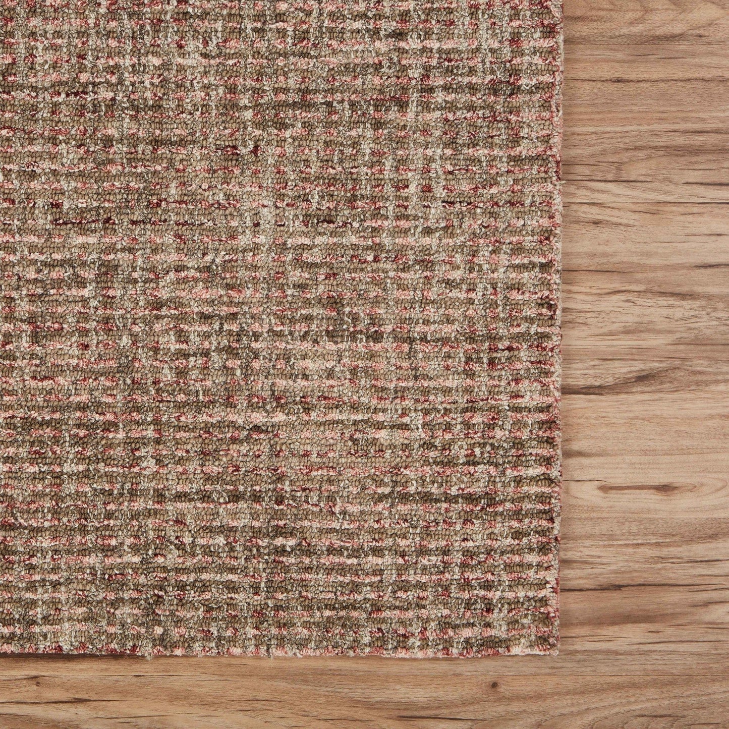 5’ x 8’ Brown Detailed Weave Area Rug