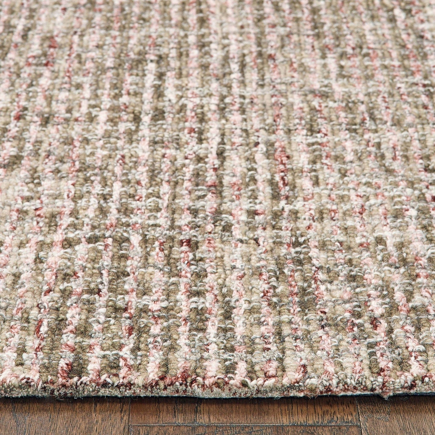 5’ x 8’ Brown Detailed Weave Area Rug