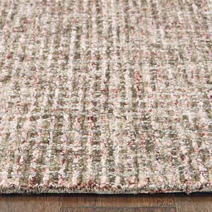 5’ x 8’ Brown Detailed Weave Area Rug