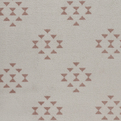 5’ x 7’ Tan and Beige Southwestern Area Rug