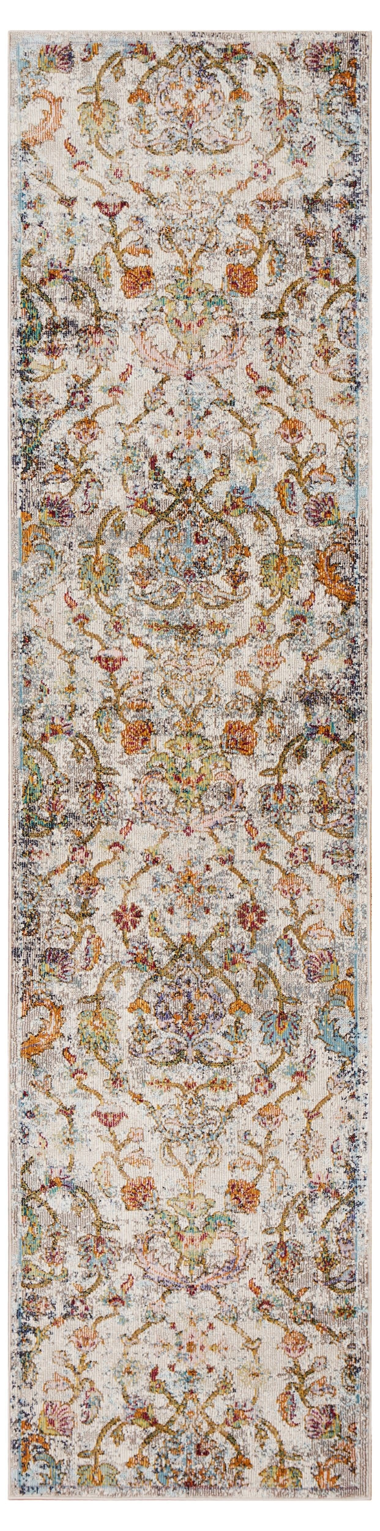 9’ x 12’ Beige Abstract Garden Area Rug