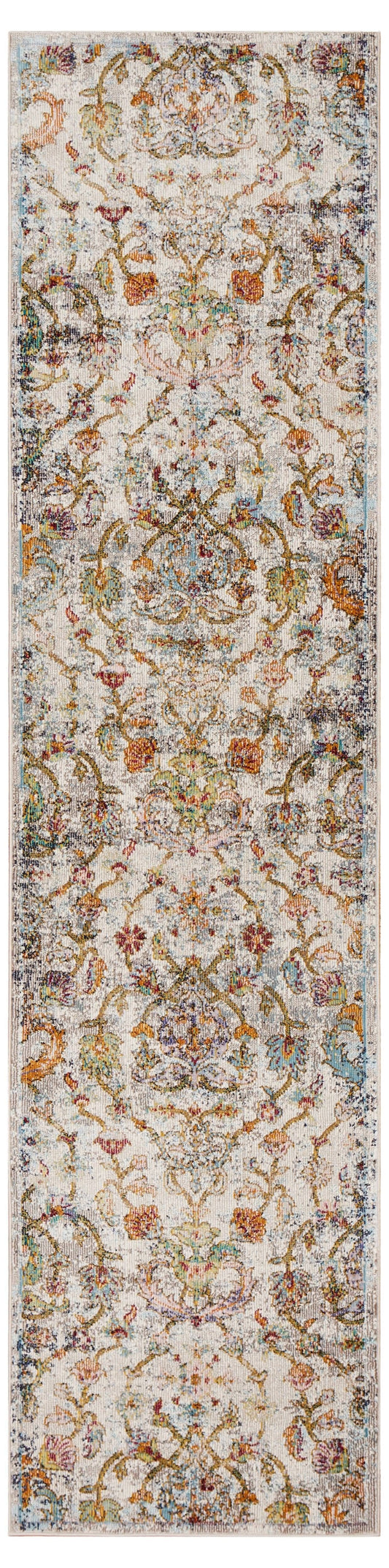 9’ x 12’ Beige Abstract Garden Area Rug