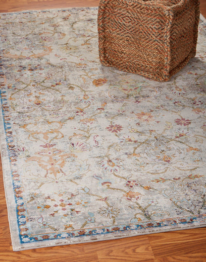 9’ x 12’ Beige Abstract Garden Area Rug