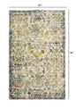 9’ x 12’ Beige Abstract Garden Area Rug