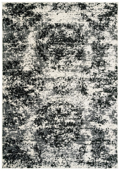 8’ x 10’ Modern Monochromatic Abstract Area Rug