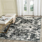 8’ x 10’ Modern Monochromatic Abstract Area Rug