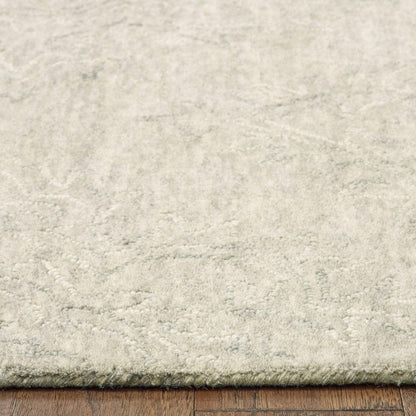 5’ x 8’ Light Green Floral Paradise Area Rug