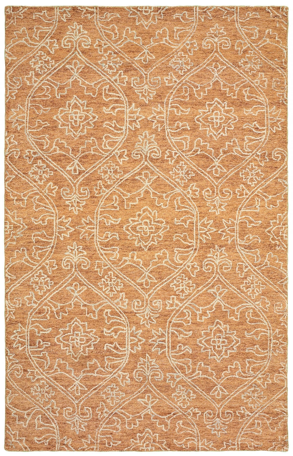 5’ x 8’ Rustic Floral Paradise Area Rug