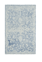 5’ x 8’ Blue and Ivory Interlacing Vines Area Rug