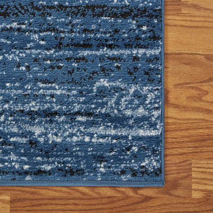 8’ x 10’ Blue Abstract Ocean Area Rug