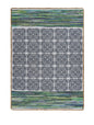 3’ x 5’ Blue and Green Chindi Area Rug
