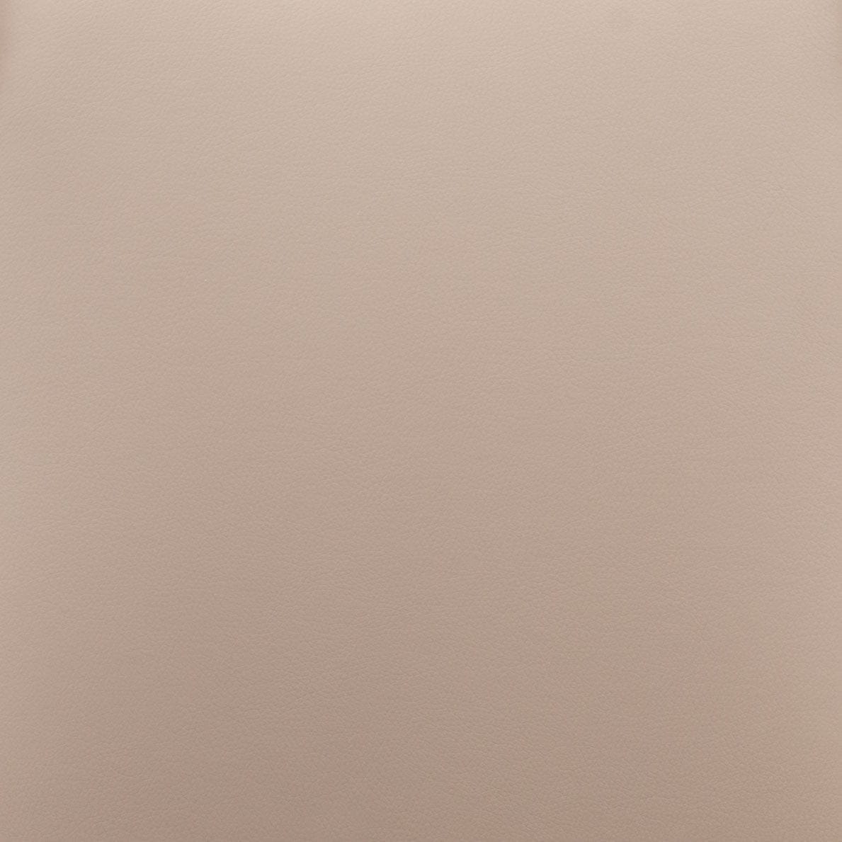 Beige with White Piping and Walnut Bar Chair