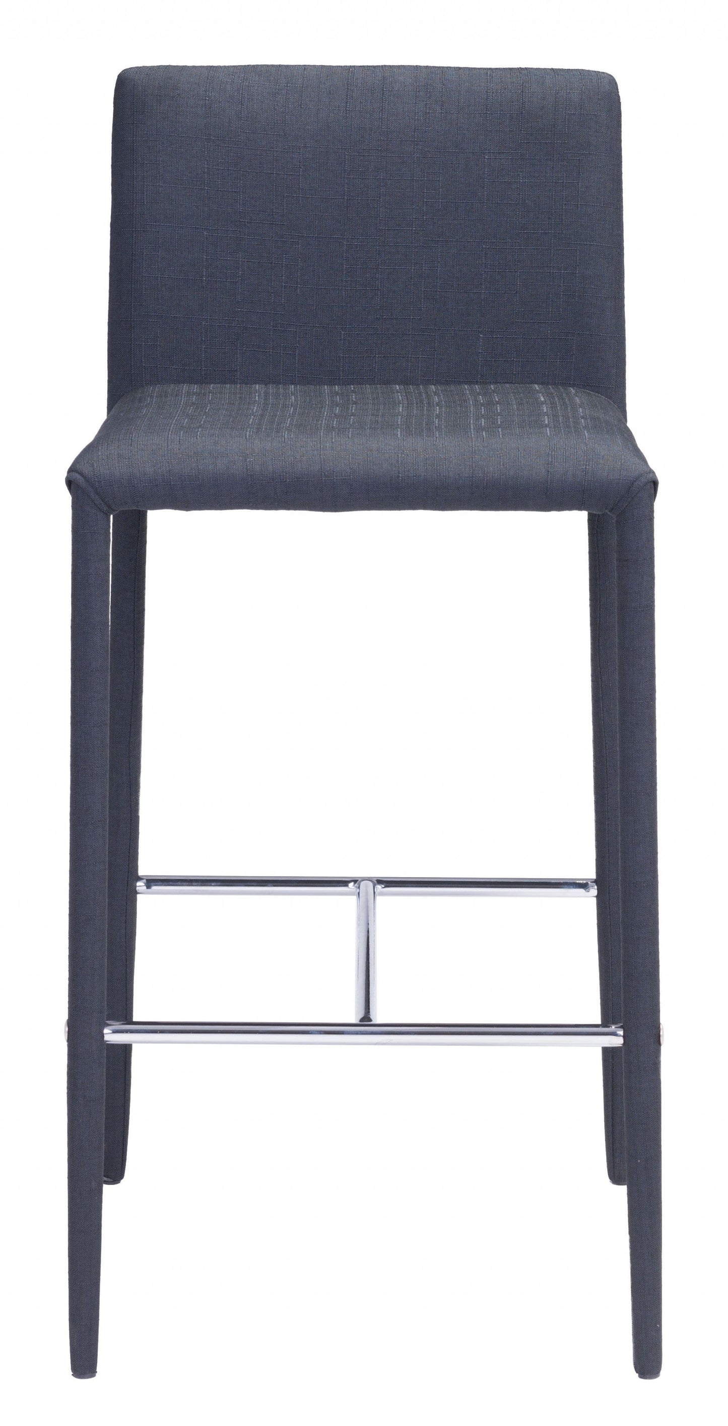 Set of Two Black Restaurant Quality Sleek Bar Chairs