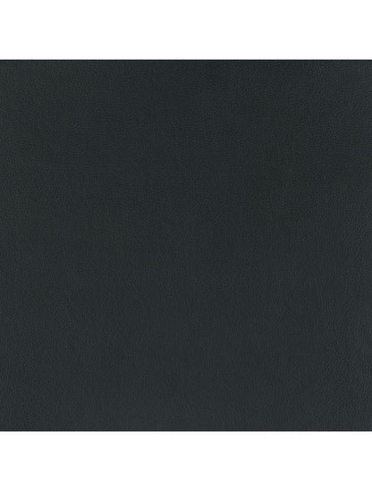 Set of Two Black Faux Leather and Stainless Low Back Counter Stools