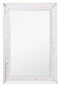 Silver Tiled Border Wall Mirror