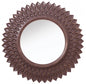 Bronze Round Flower Shaped Mirror