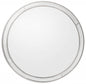 Simply Lined Silver Mirror