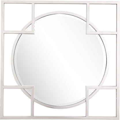 X Shaped Beveled Edge Mirror
