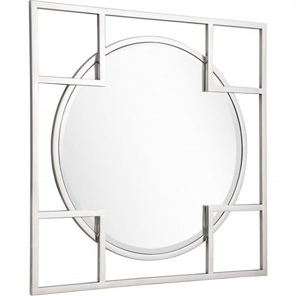 X Shaped Beveled Edge Mirror