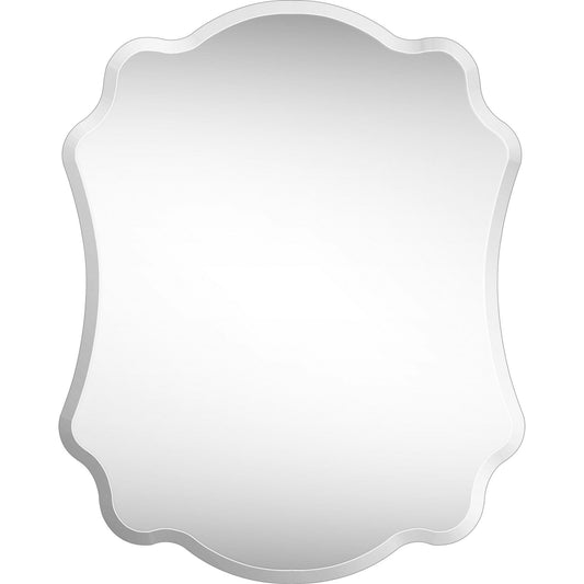 Scalloped Concave Glass Mirror