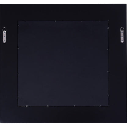 Offset Mirrored Paneled Framed Mirror