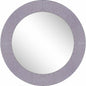 Grey Round Wall Mirror