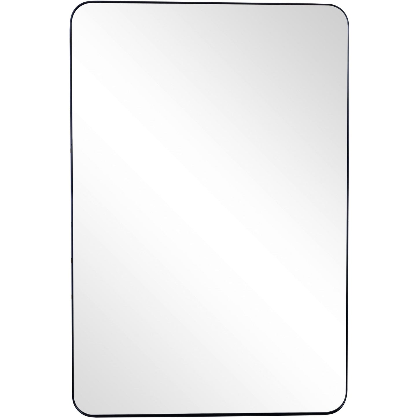 Rectangular Clean Metal Mirror