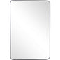 Rectangular Clean Metal Mirror