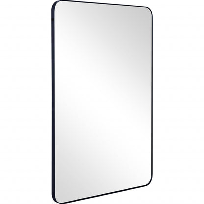 Rectangular Clean Metal Mirror