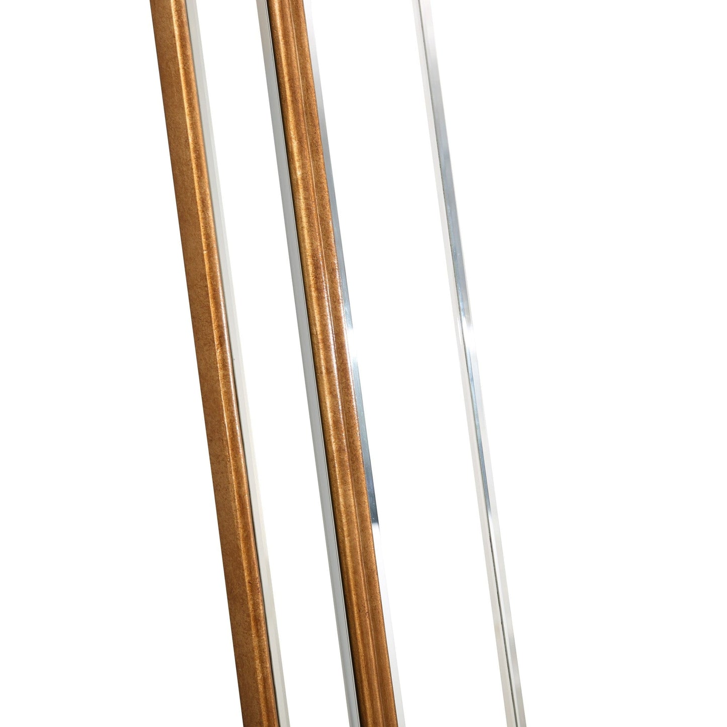 Antiqued Gold Finish Wall Mirror